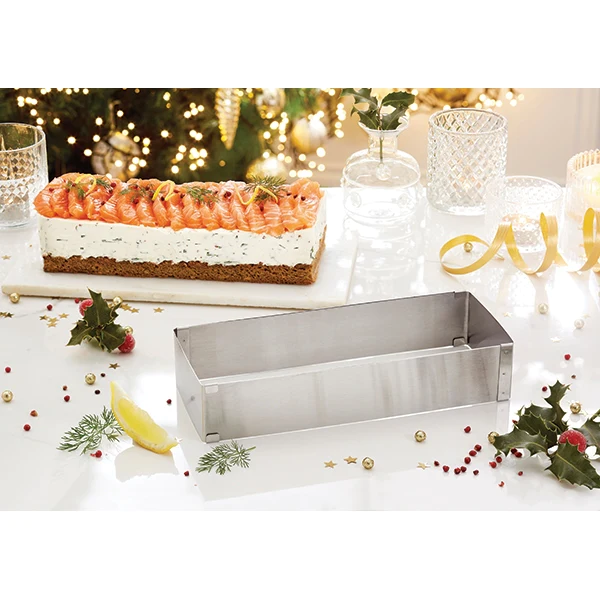 Cadre extensible rectangulaire en inox 25,5 - 48,5 cm Mathon