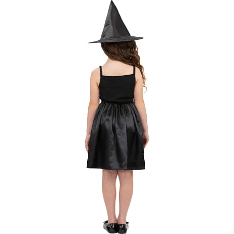 Halloween heksekostume med stjerner str. 104