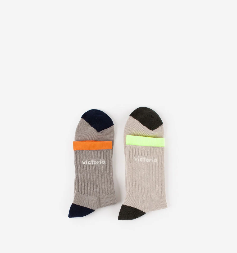 CHAUSSETTES COTON FLUOGRIS