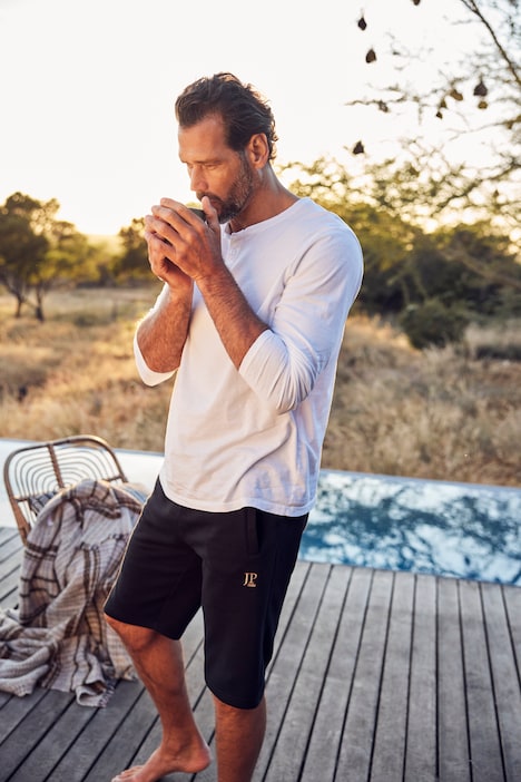 Bermuda, Basic, kurze Jogginghose, bis 8XL