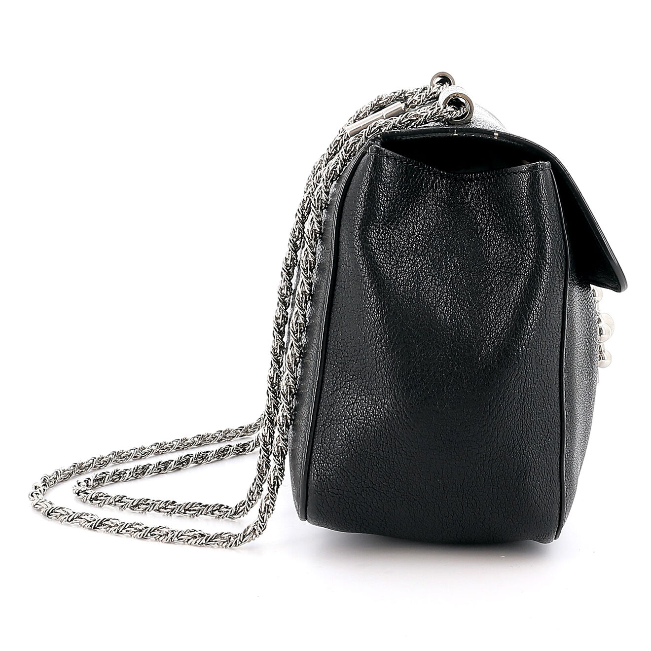 Chloé Sac bandoulière elsie chloé en Cuir noir Très bon état - 25x18 cm
