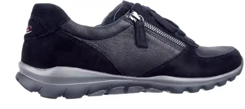 Gabor Rollingsoft zwart 76.968.37 - maat 8.5 sneaker zwart - maat 8.5 Calandschoen