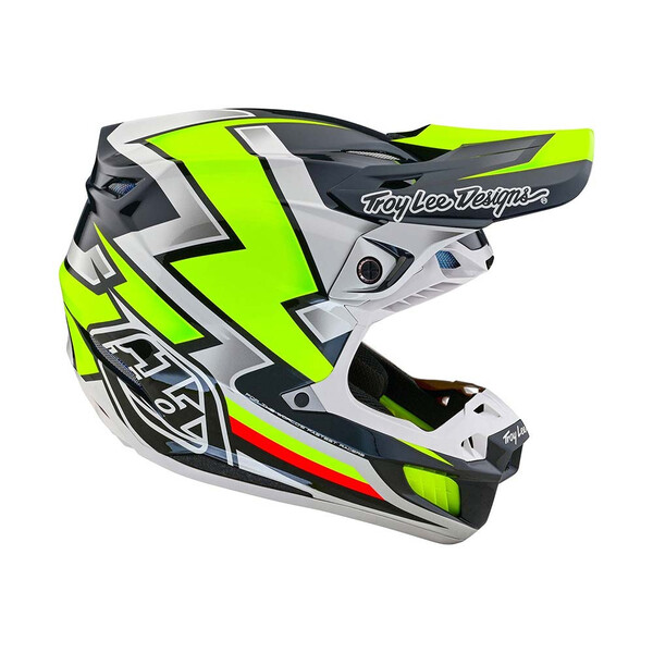 Troy Lee Designs - Casque SE5 Composite Ever Jaune fluo / Gris / Noir