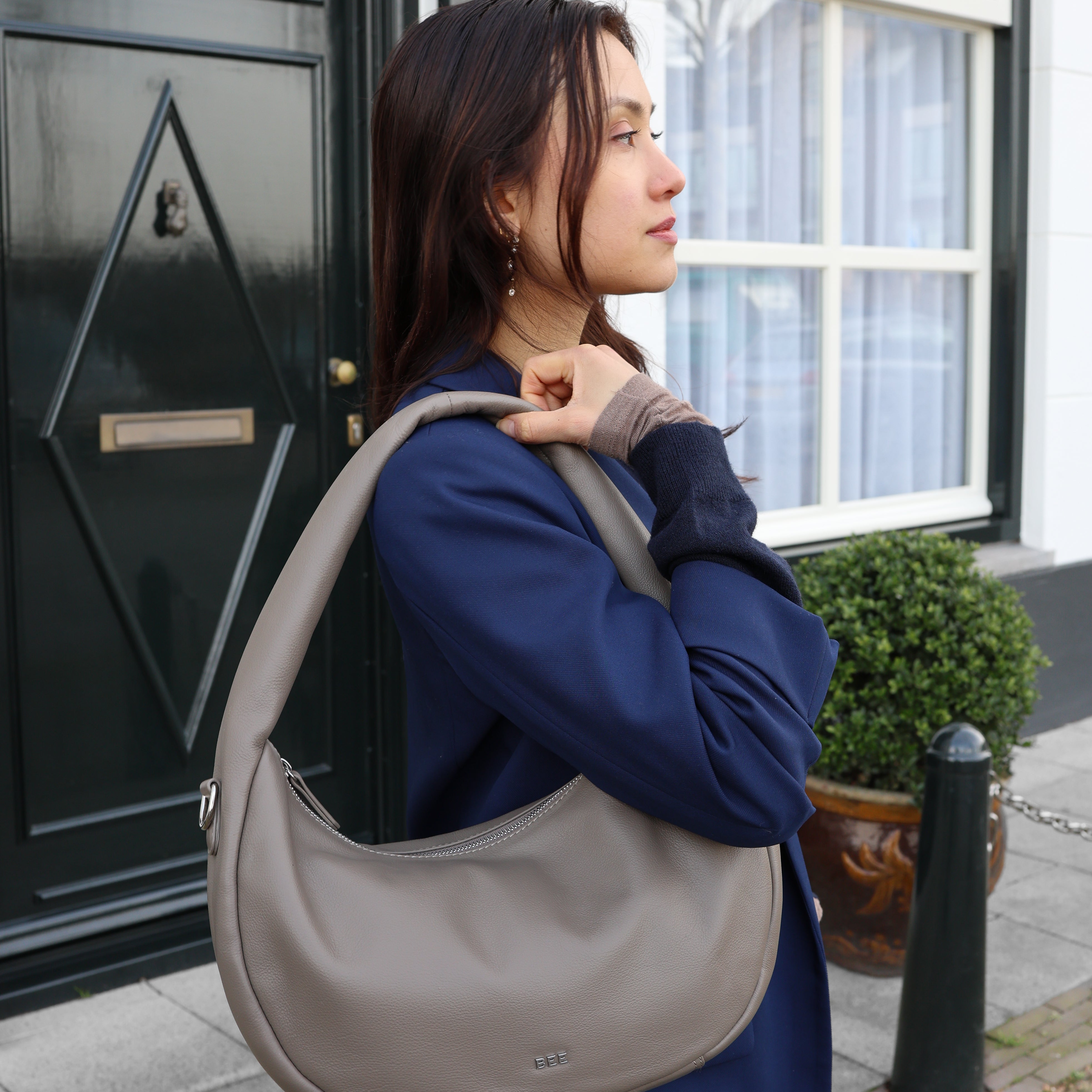 Hand-/schoudertas 'Elody' Silver Mink Silver Mink