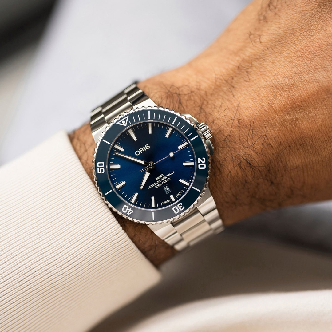 Oris Aquis Date Blau Ø 43.5mm