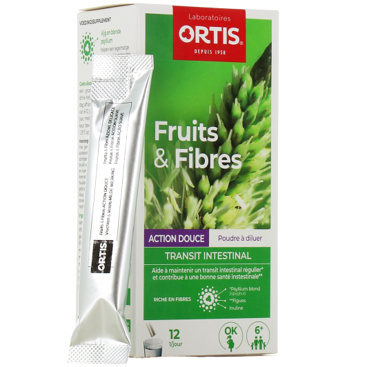 Ortis Fruits et Fibres Action Douce - Transit intestinal régulier