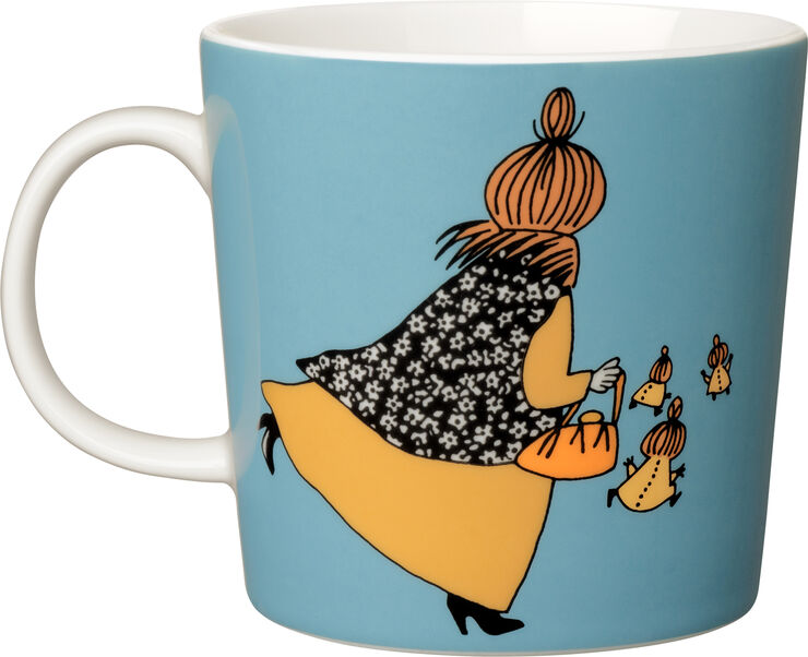 Moomin Arabia Mumi 30cl. krus. Mymlens mor Blå