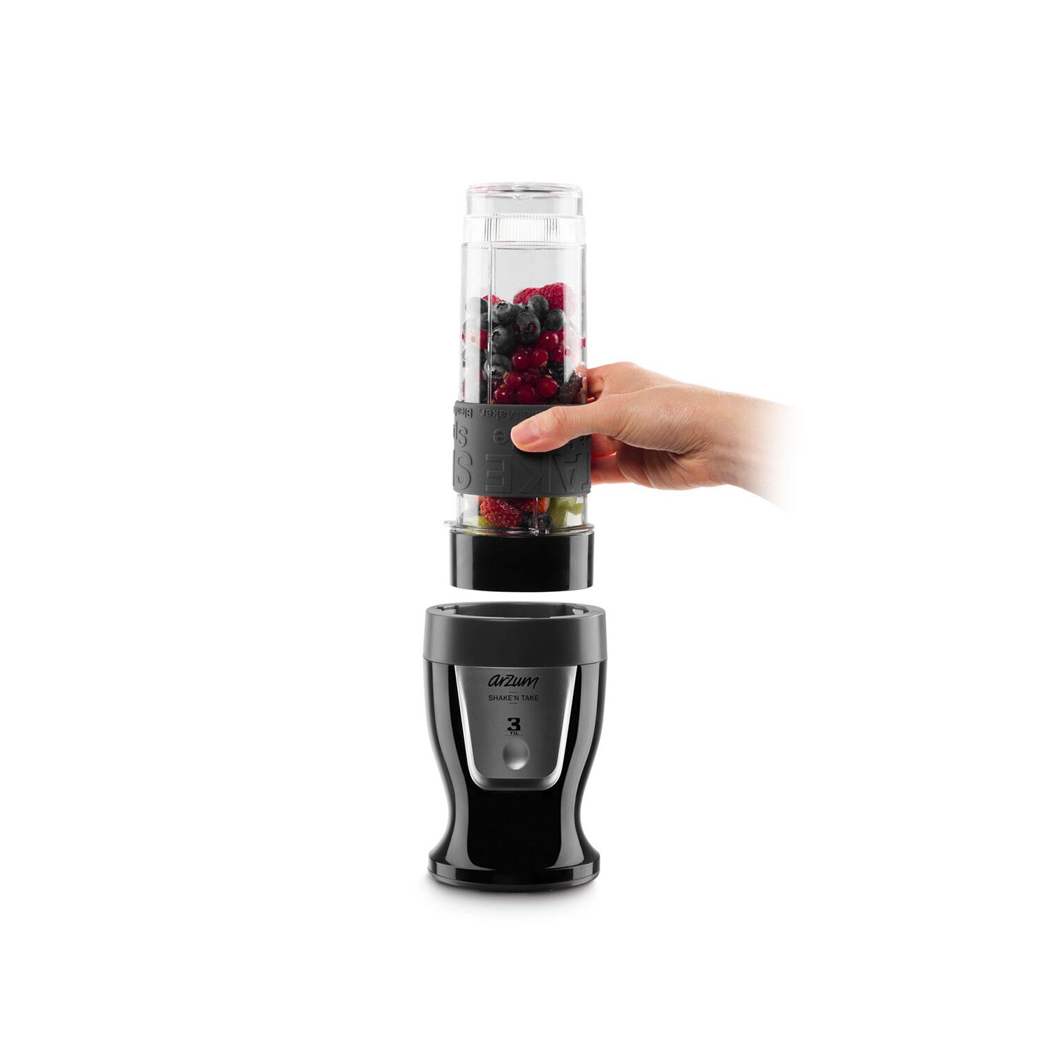 Arzum AR1032 Shake'N Take Personal Blender, BPA-frei, Tropfschutz