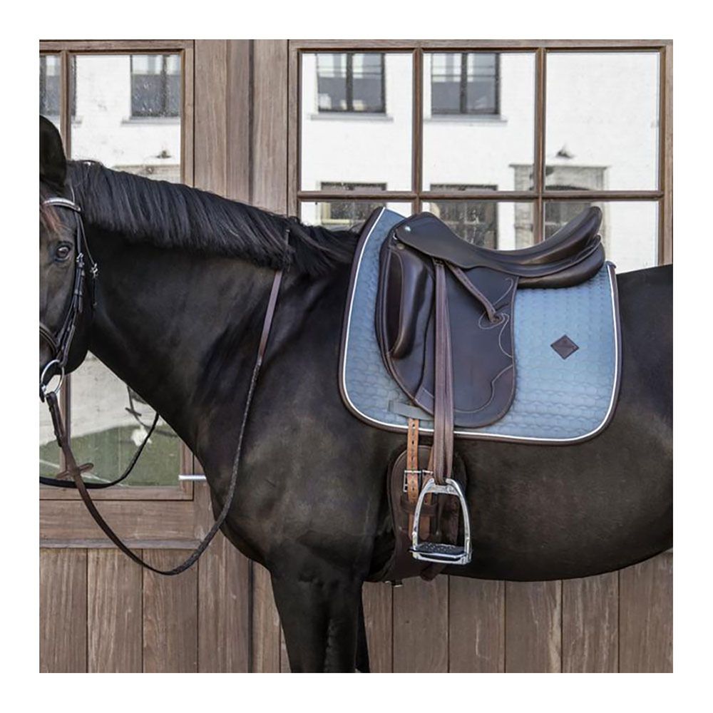 Kentucky CLASSIC LEATHER - Tapis dressage dusty blue