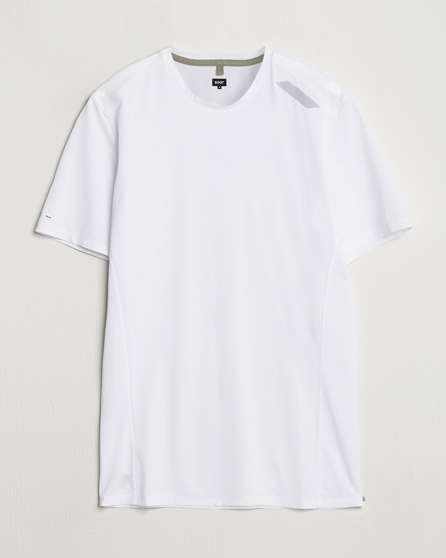 SOAR Running Tech Tee White