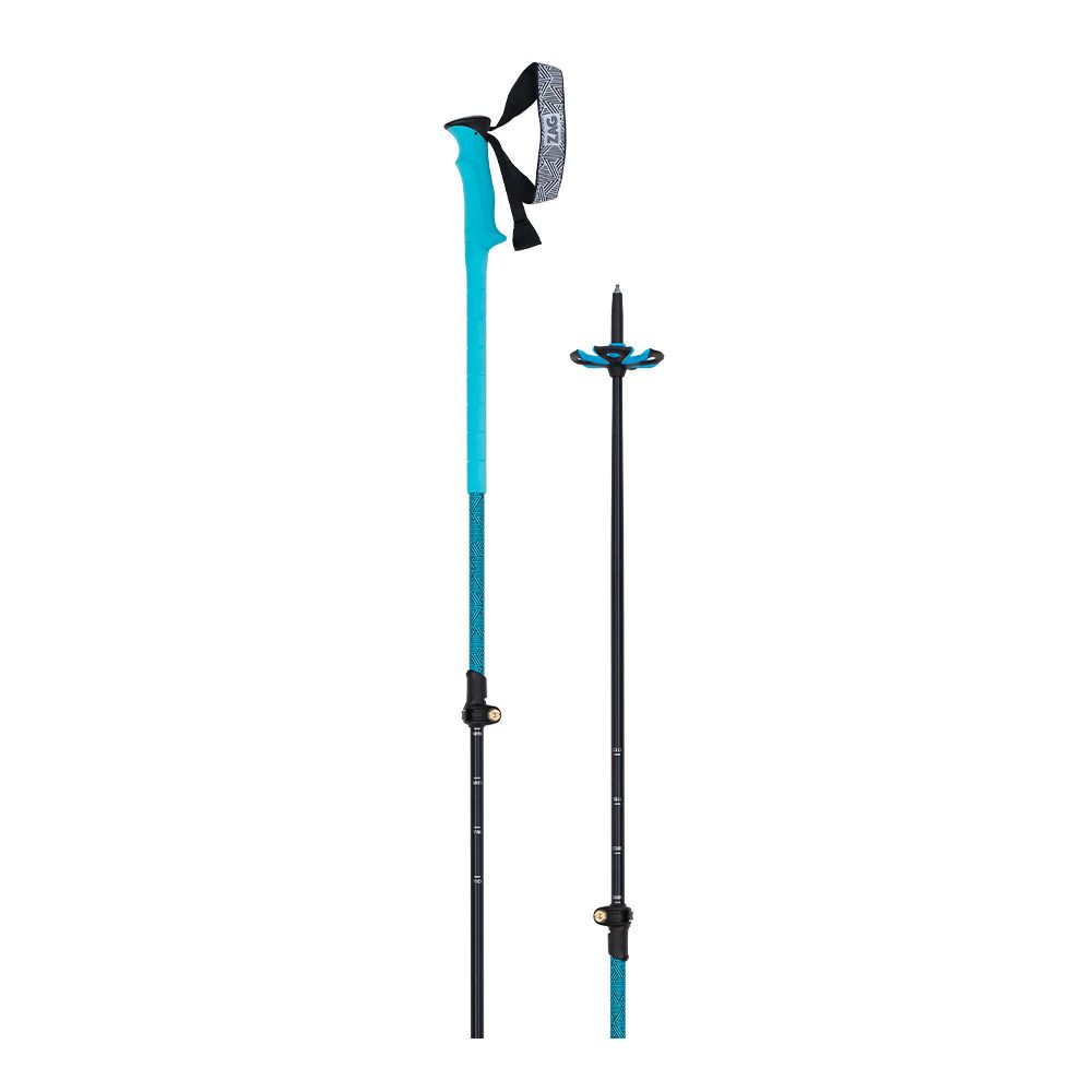 Zag NORTH VARIO - Bâtons ski noir/bleu