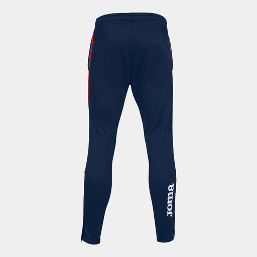 Calça comprida Joma Eco Championship, vermelha e azul marinho