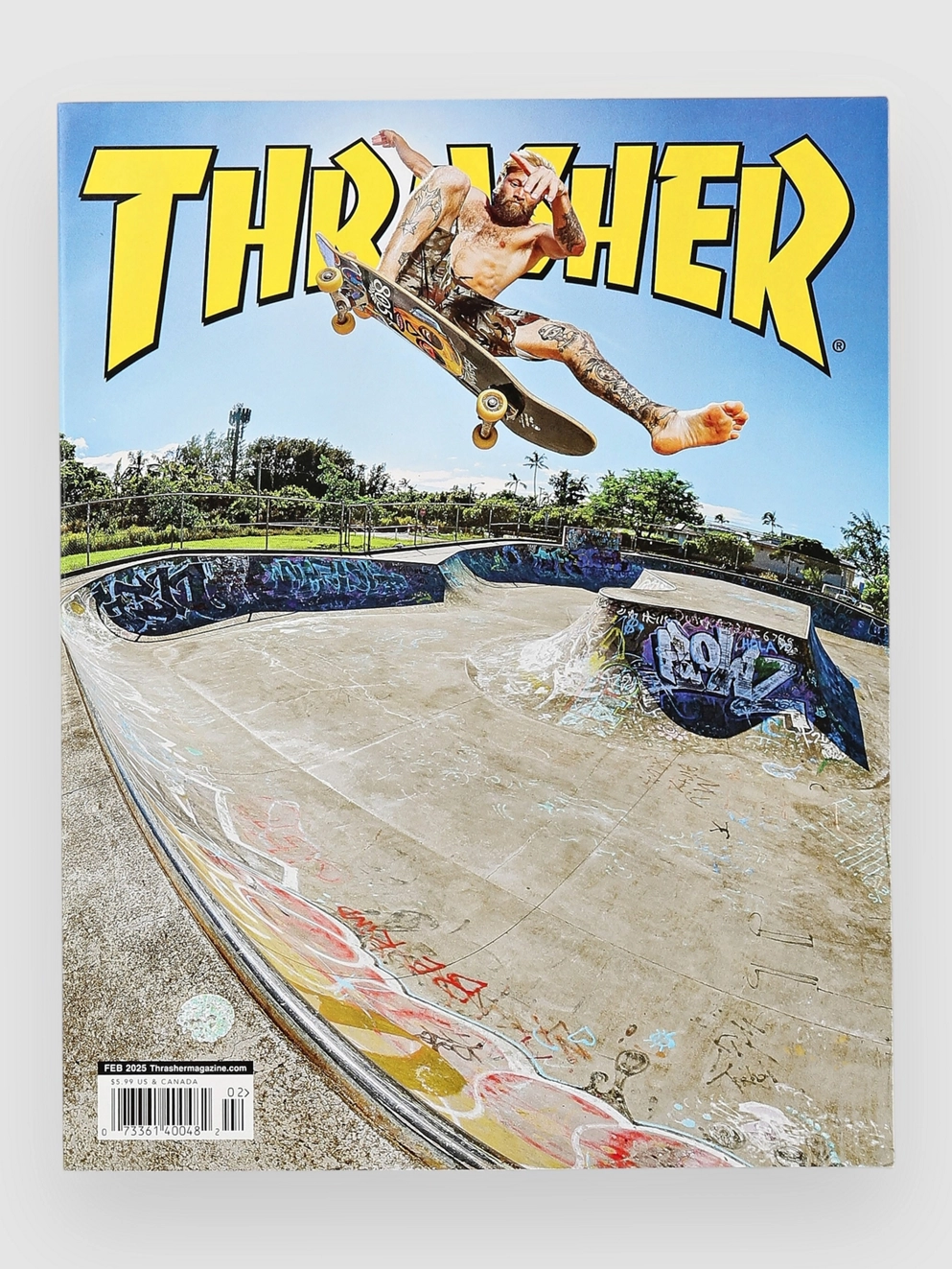 Thrasher Issues February 2025 Magazine uni