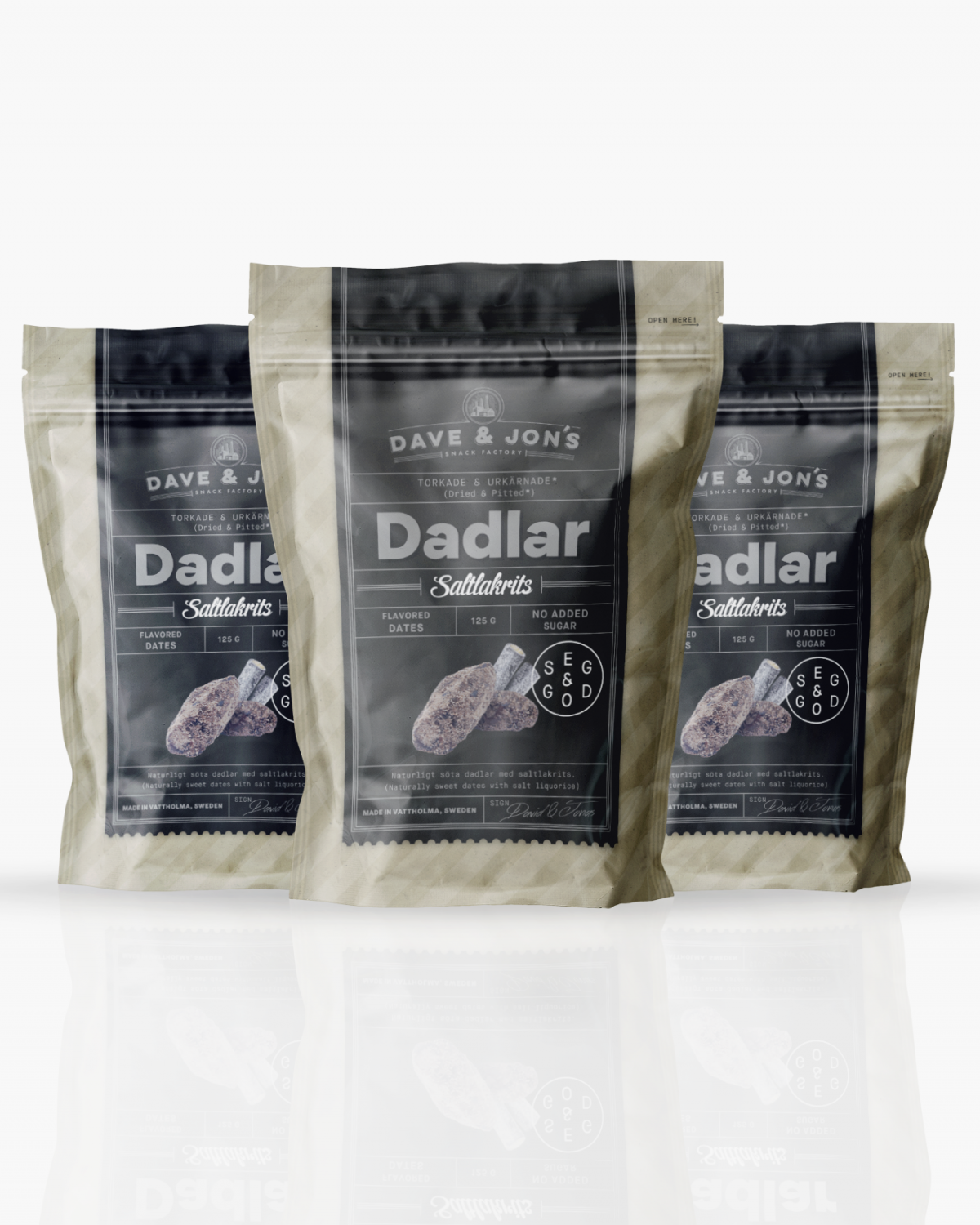 Dave &amp; Jon's Salt Lakris Dadler 3x125g