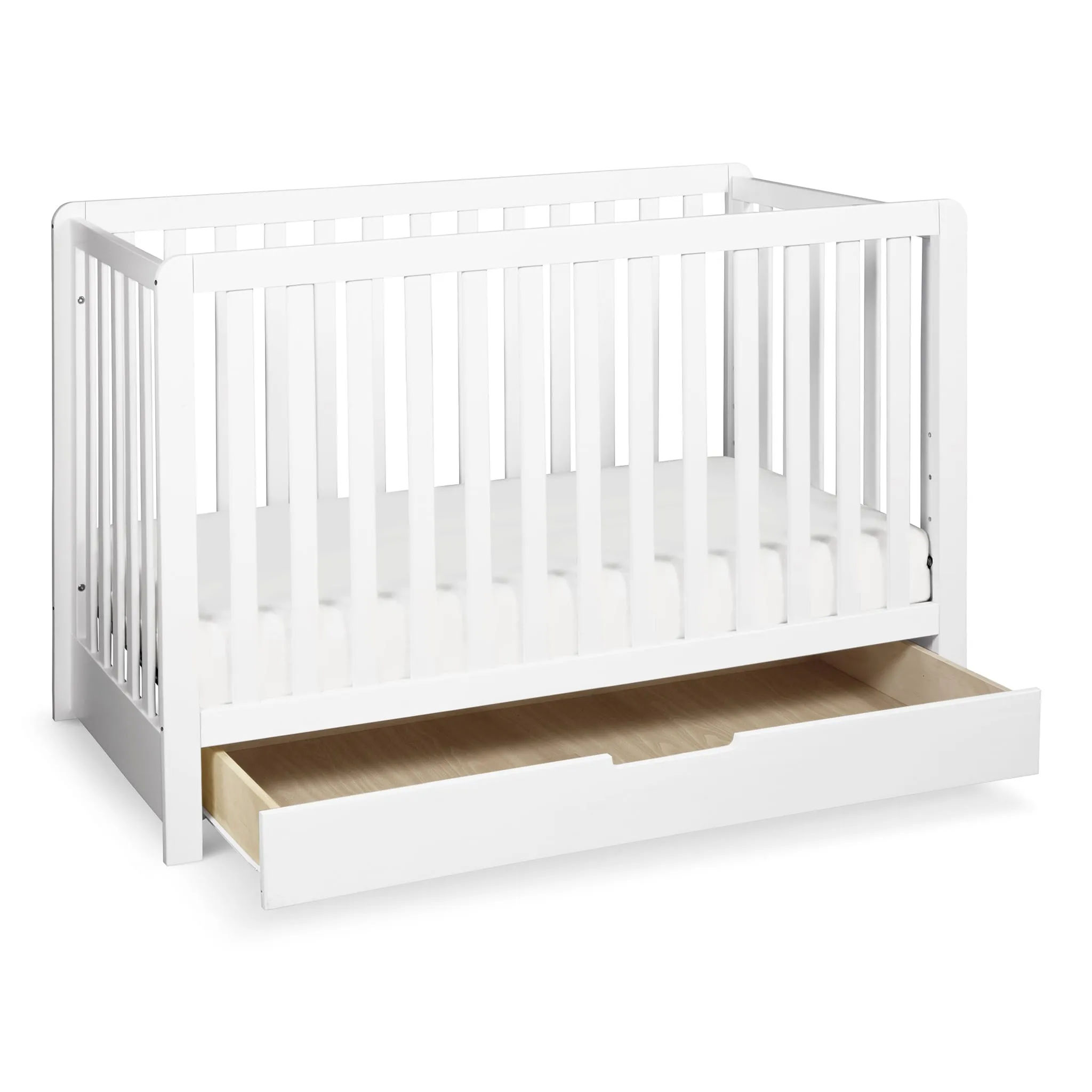 DaVinci Couchette Convertible 4-en-1 Colby avec Tiroir Gigogne - Blanc