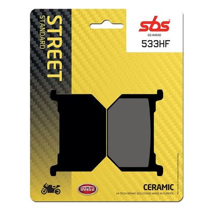 Plaquettes de freins SBS 533HF Organique avant