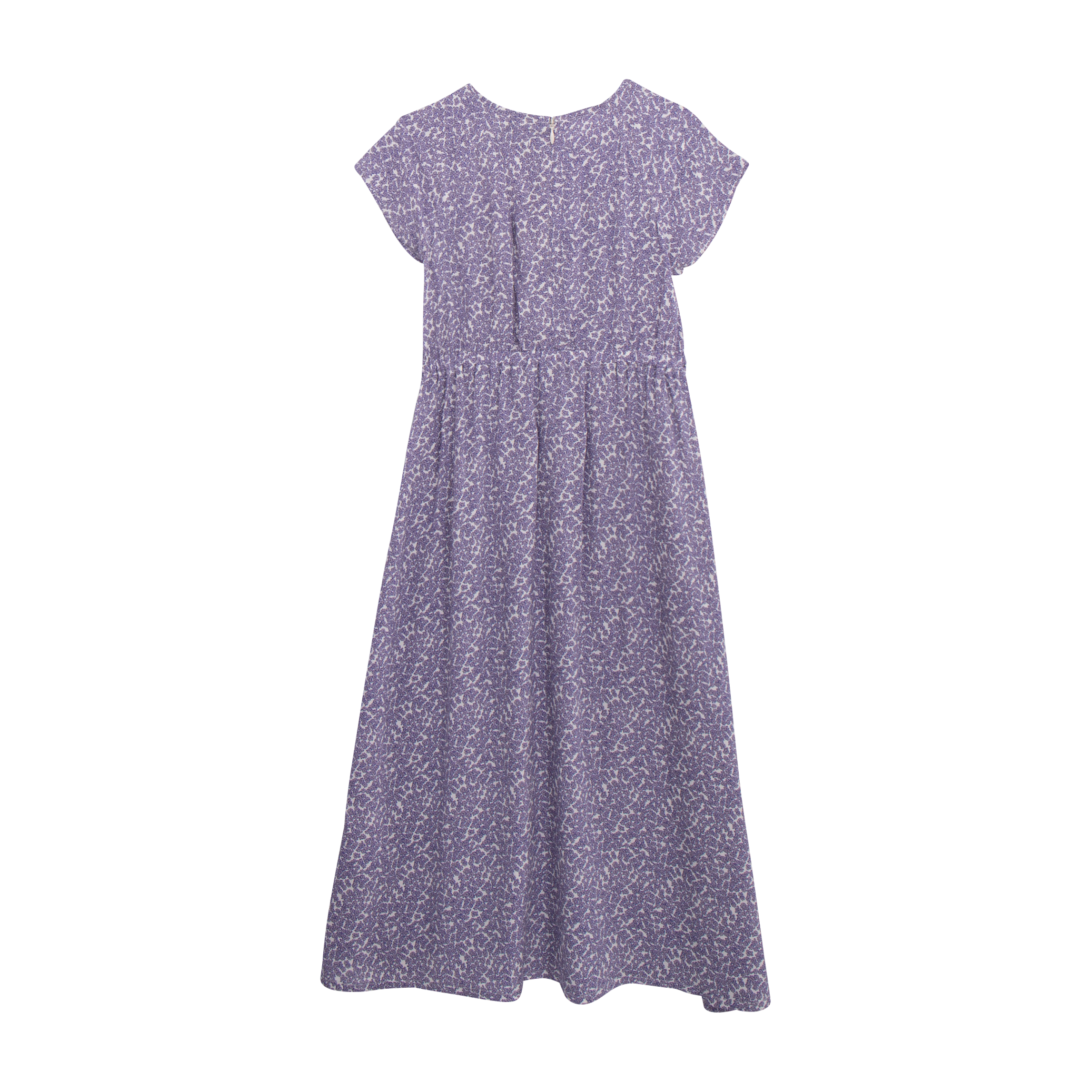 Robe longue imprimée| Violet