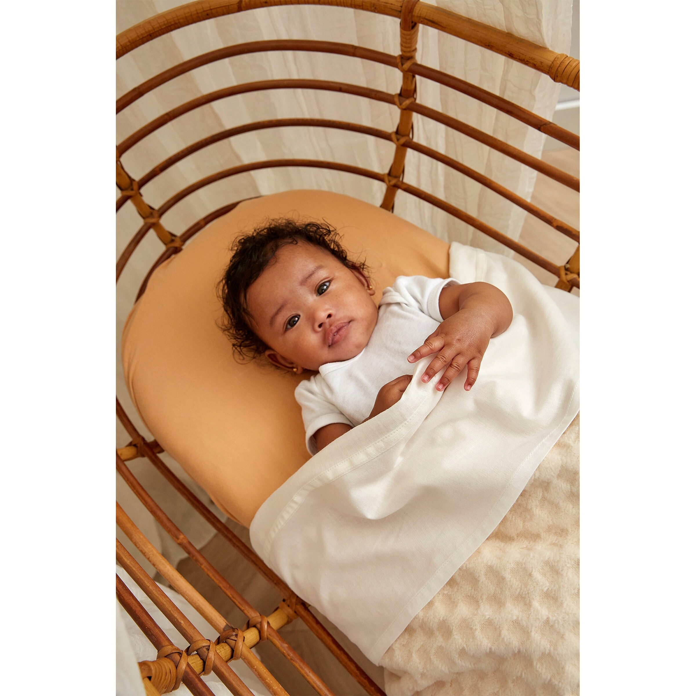 Meyco Baby Betthimmel Warm Weiß