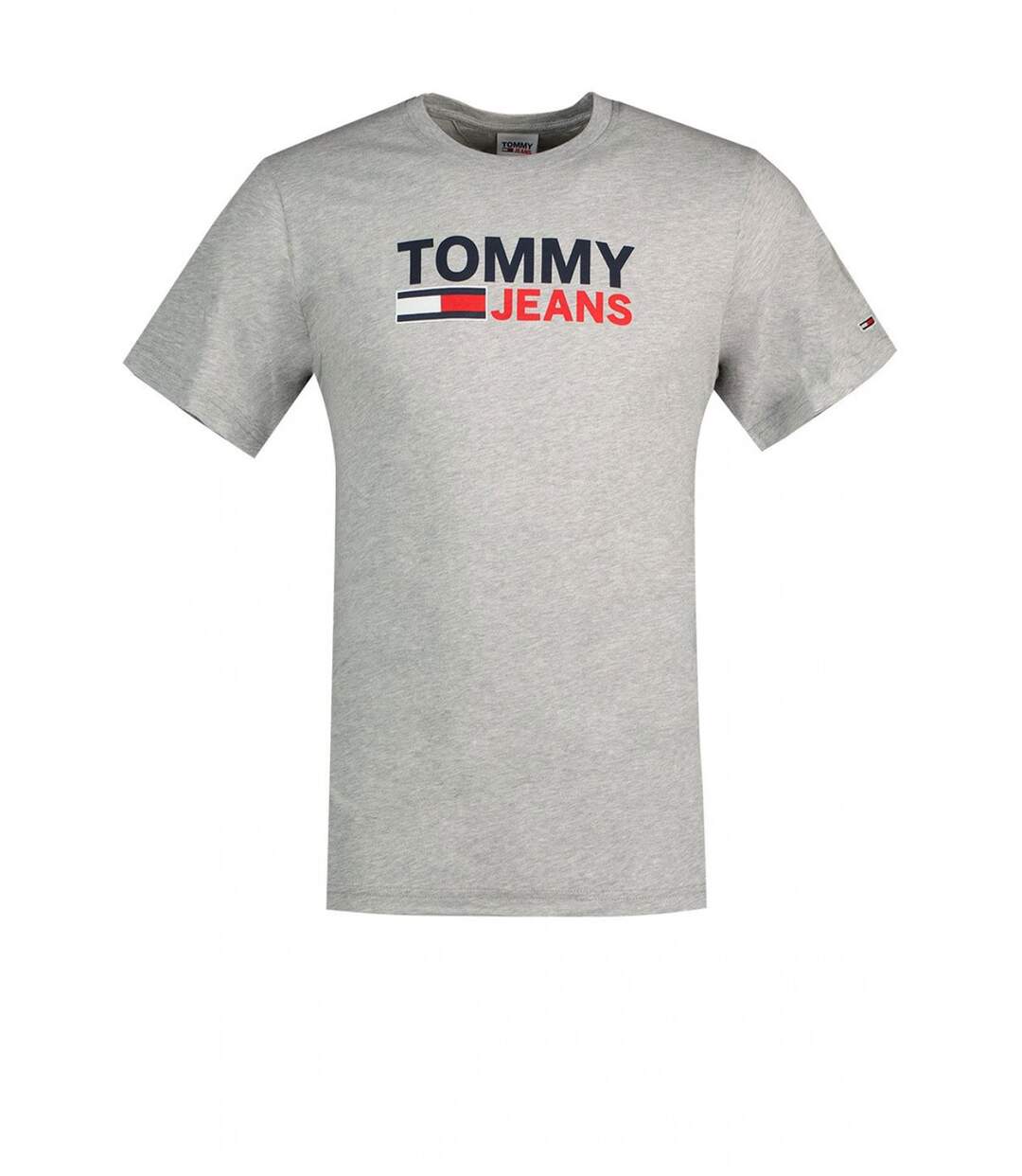 T shirt en coton avec logo  -  Tommy Jeans - Homme