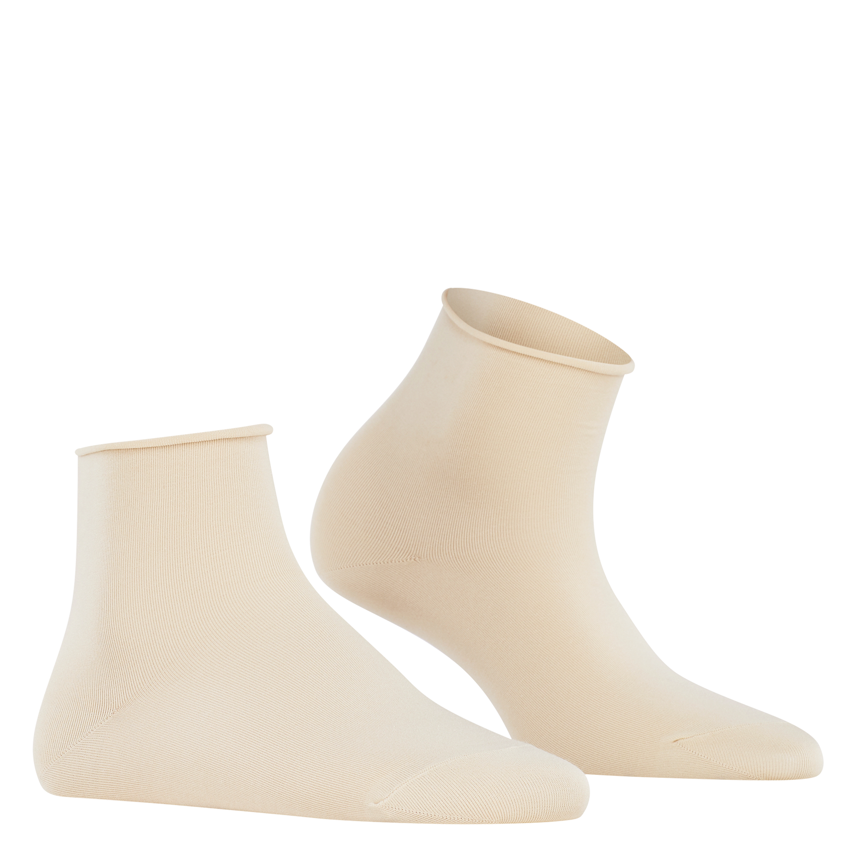 COTTON TOUCH - Chaussettes courtes en coton mélangé| Beige