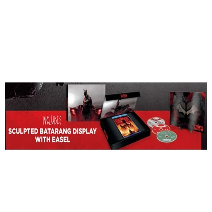 The Batman - Limited Batarang Gift Set Edition (3-disc) (4K UHD & Blu-ray) - Last chance limited stock