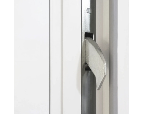 Voordeur aluminium/PVC Smart A08 2.0 RC2 wit 1000 x 2100 links incl. montageset, stanggreep, profielcilinder incl. 3 sleutels