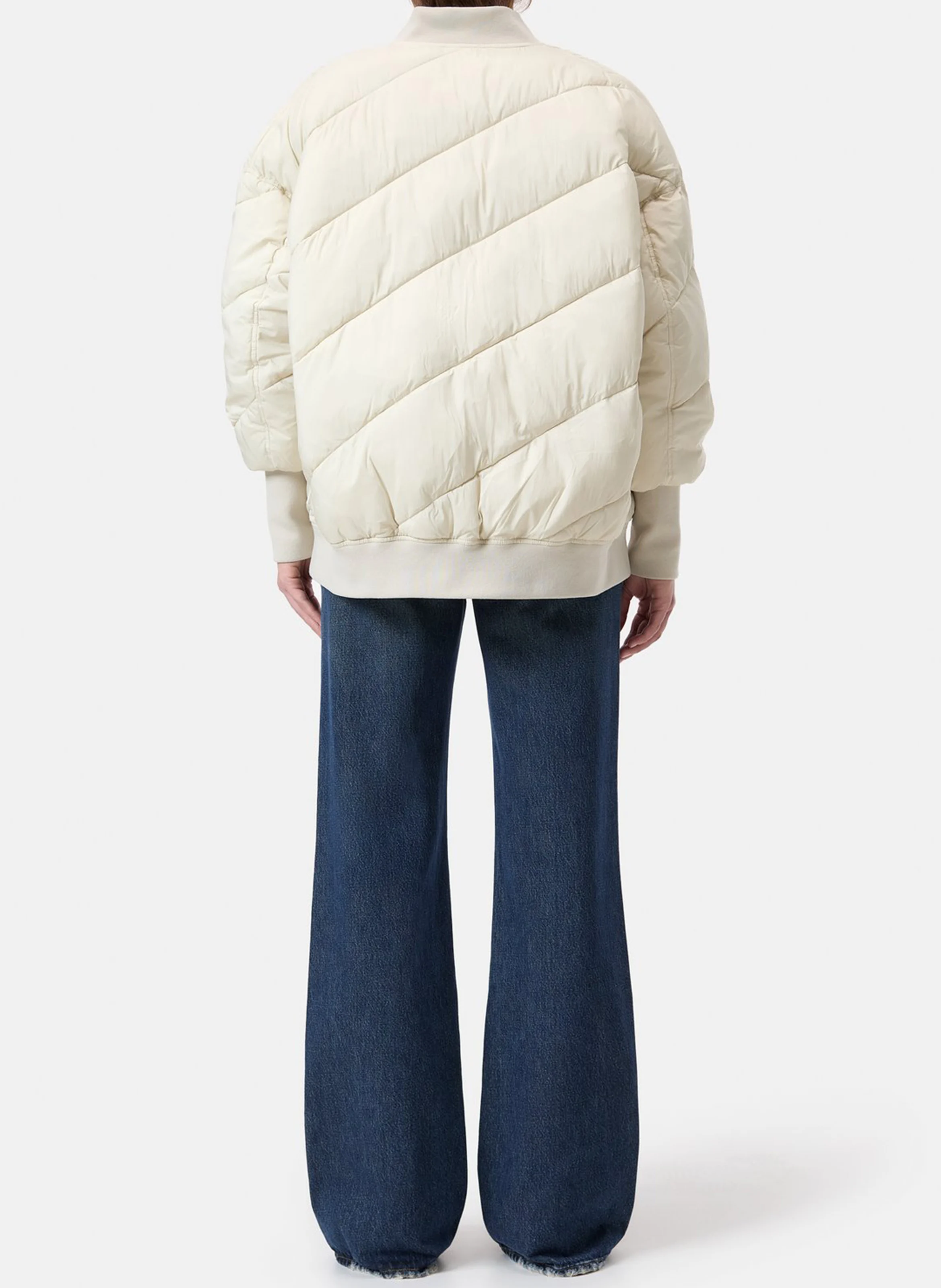 Blouson oversize matelassé | Beige