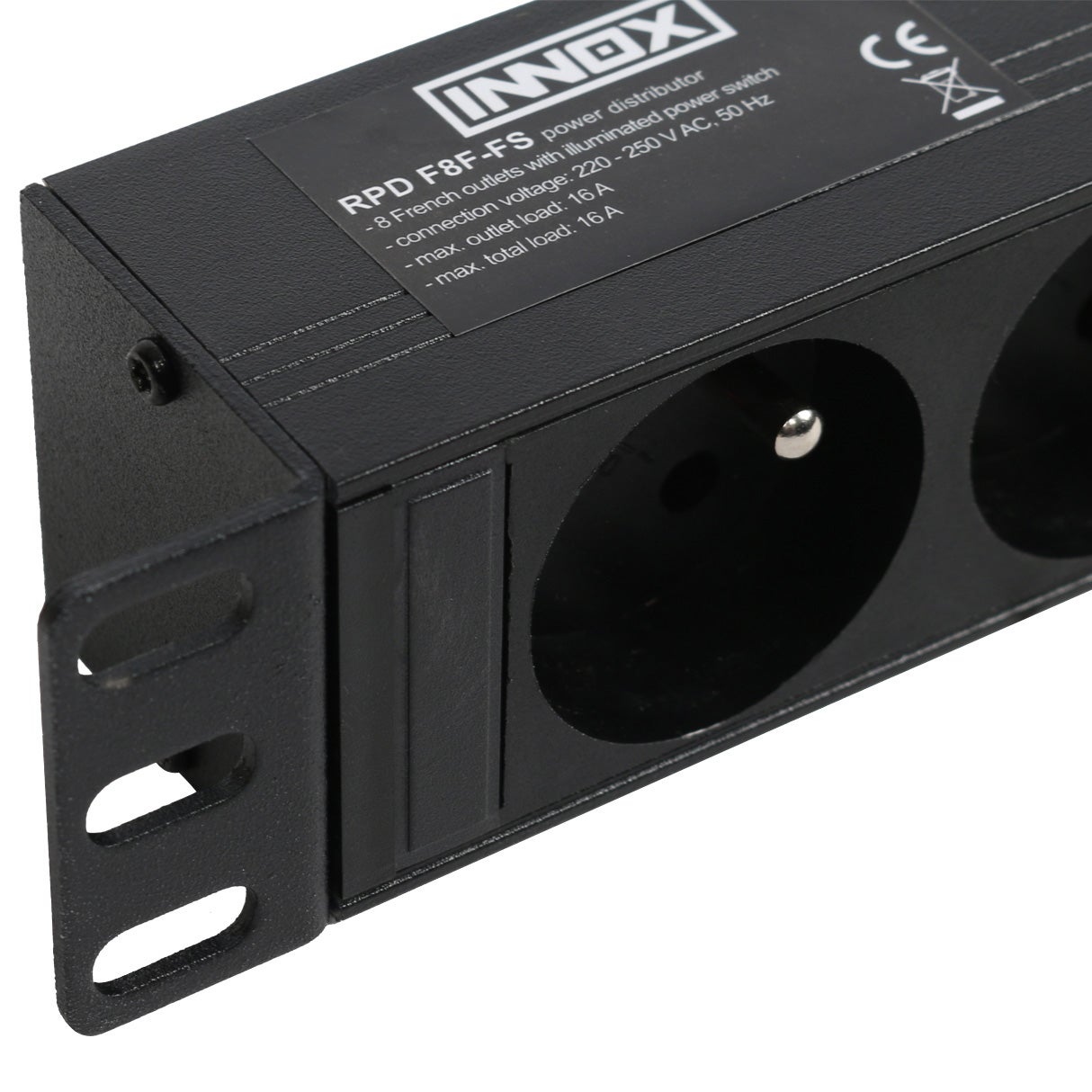 Innox RPD F8F-FS 19 inch stroomverdeler penaarde