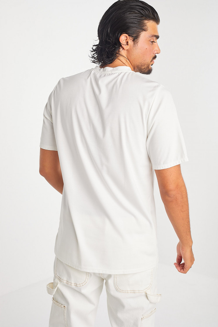 T-shirt blanc coeur brisé