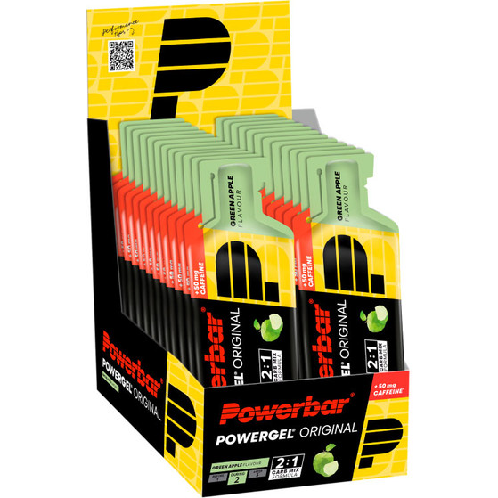 Powerbar Gel Green Apple Caffeine (24x41g)