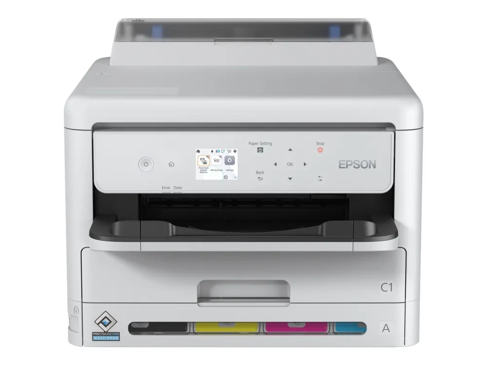 Epson WorkForce Pro WF-C5390DW - Printer - farve - Duplex - blækprinter - A4/Legal - 4800 x 1200 dpi - op til 25 spm (mono) / op til 25 spm (farve) - kapacitet: 330 ark - USB, Wi-Fi, Gigabit LAN