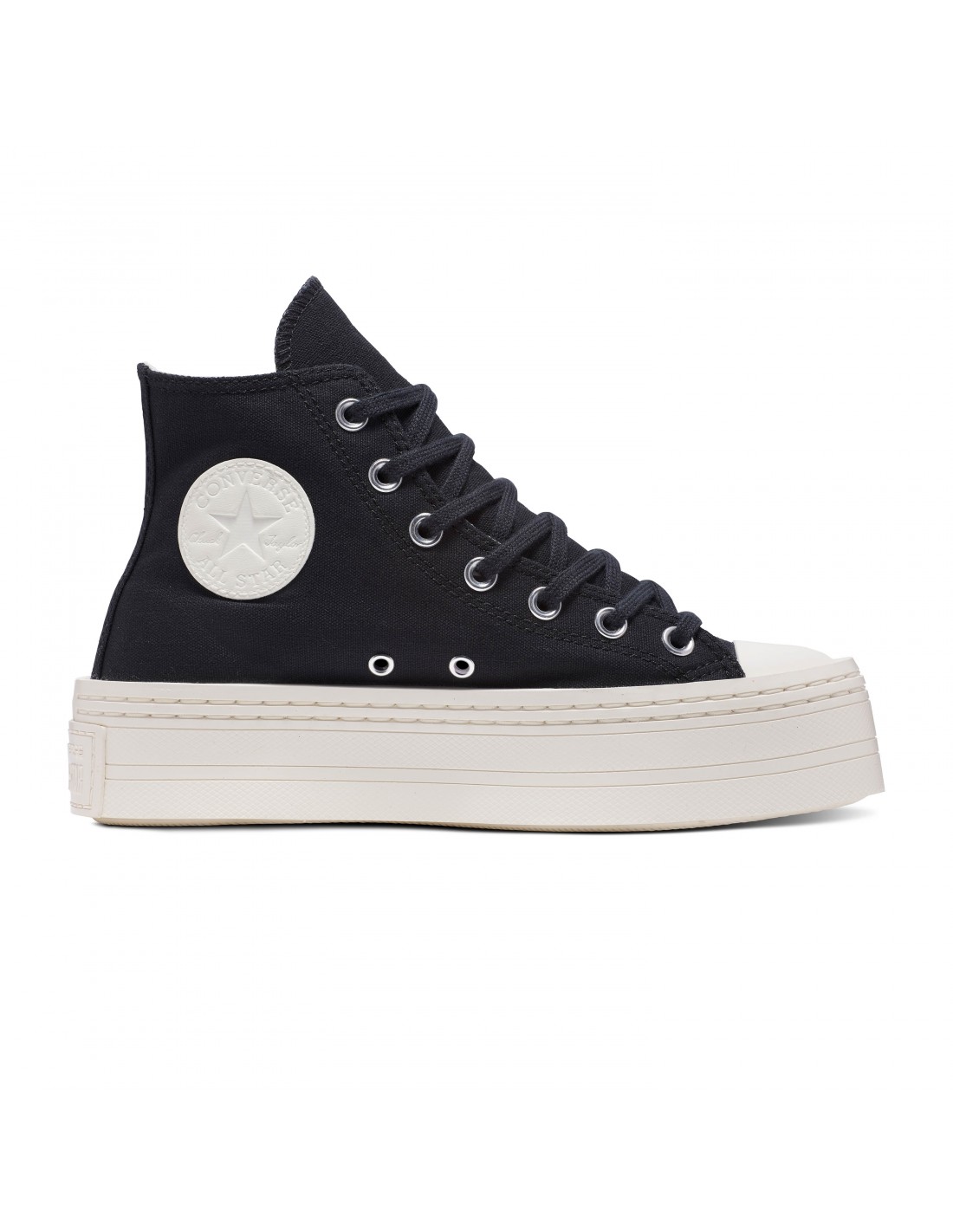 converse Sneakers compensée ctas modern lift hi black