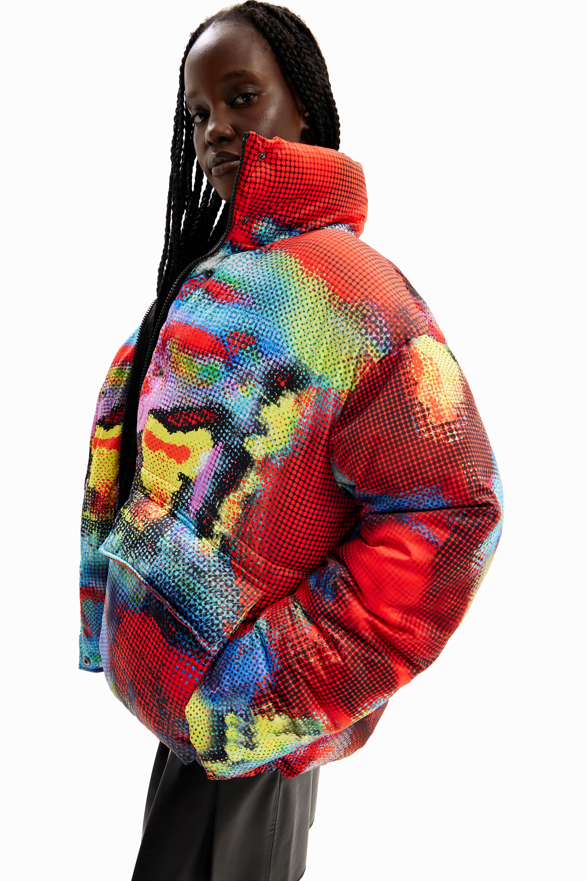 Jaqueta acolchoada oversized María Escoté