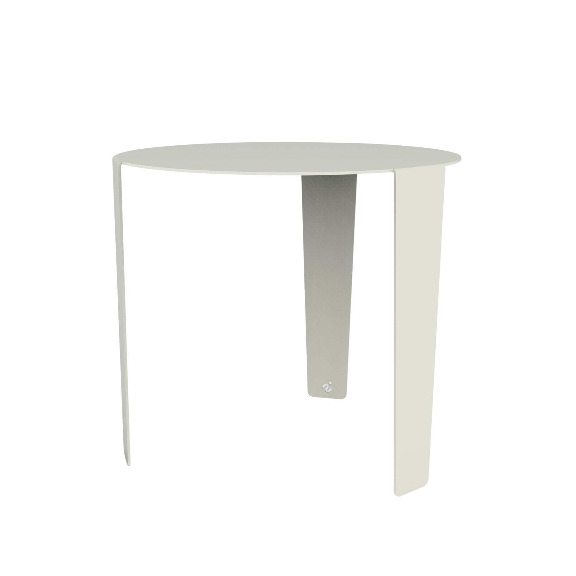 Bijzettafel Cascado 50x45 cm wit