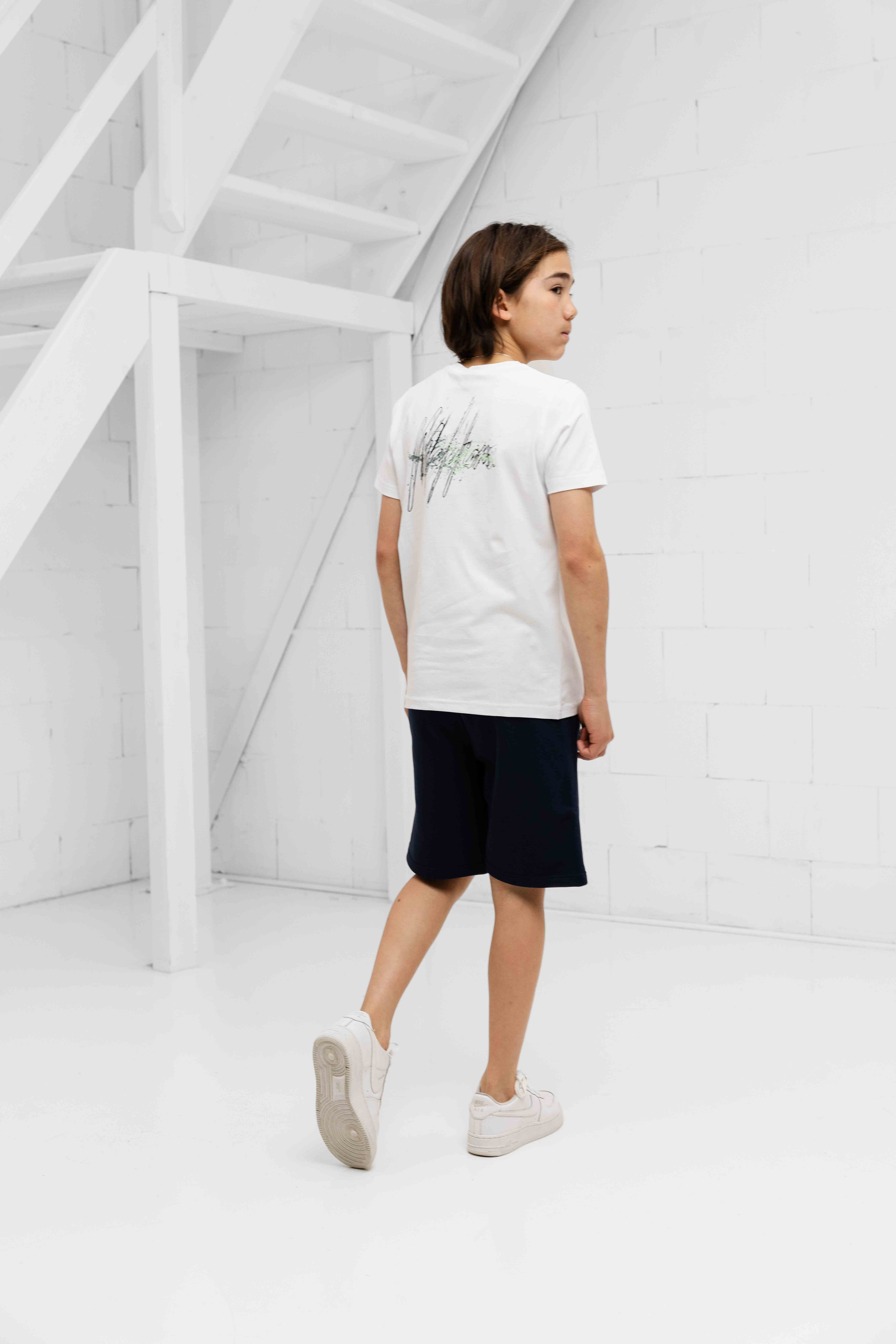 Hugo Boss Logo Korte Broek Kids Donkerblauw