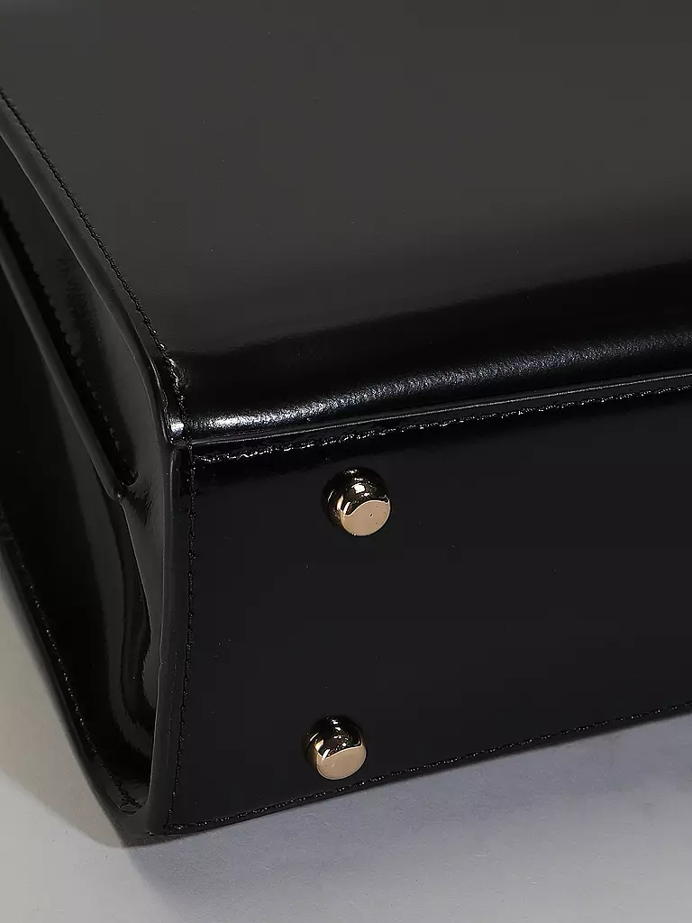 TORY BURCH Ledertasche - Henkeltasche ROBINSON SPAZZOLATO  Small schwarz