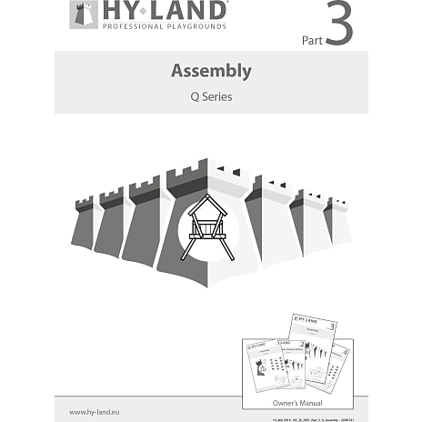 HY-LAND Q projekt 2 legeplads inkl. Swing X'tra gyngemodul