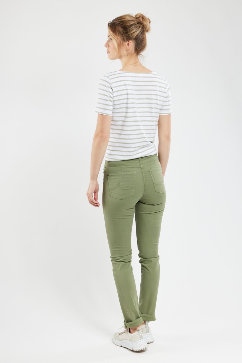 Pantalon slim - coton