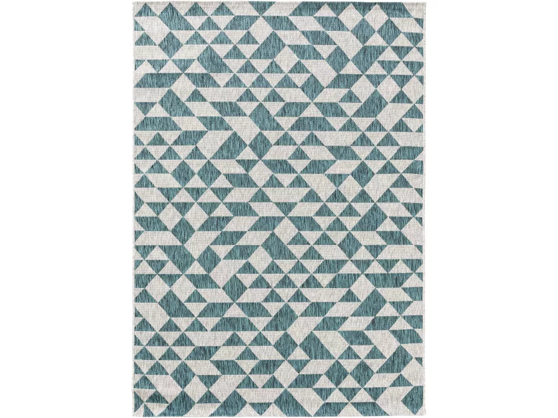 Tapis d'extérieur & intérieur Cleo Bleu 120x170 cm