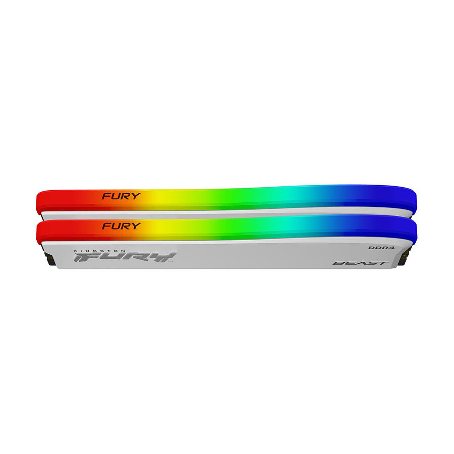 Kingston Fury Beast White RGB SE - 2 x 8 Go (16 Go) - DDR4 3200 MHz - CL16
