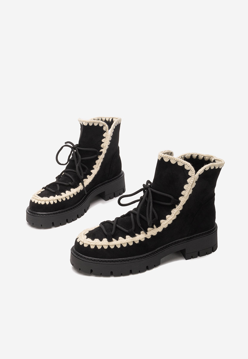 Bottes mocc noires Adelina