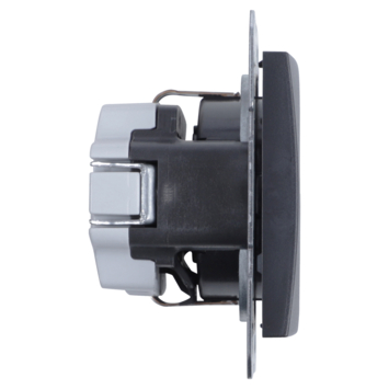 Berker S.1 enkel geaard stopcontact antraciet