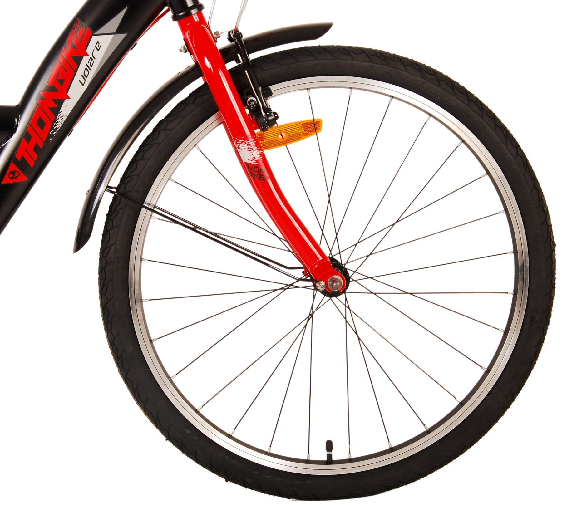 TPFSports Thombike Kinderfahrrad - Jungen - Rücktritt + Handbremse - 24 Zoll - Blau