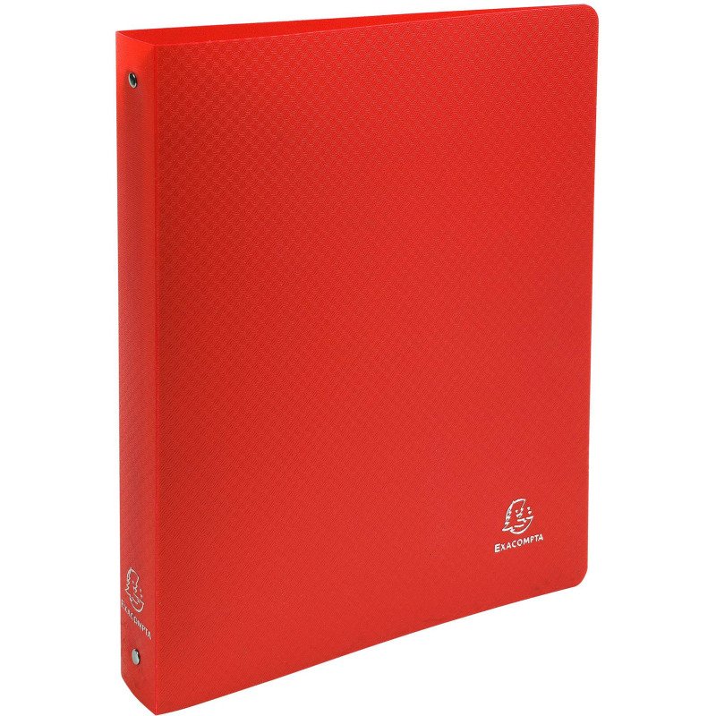 Classeur 4 anneaux plastifié Exacompta Opak A4 Maxi - Dos 4 cm couleurs assorties