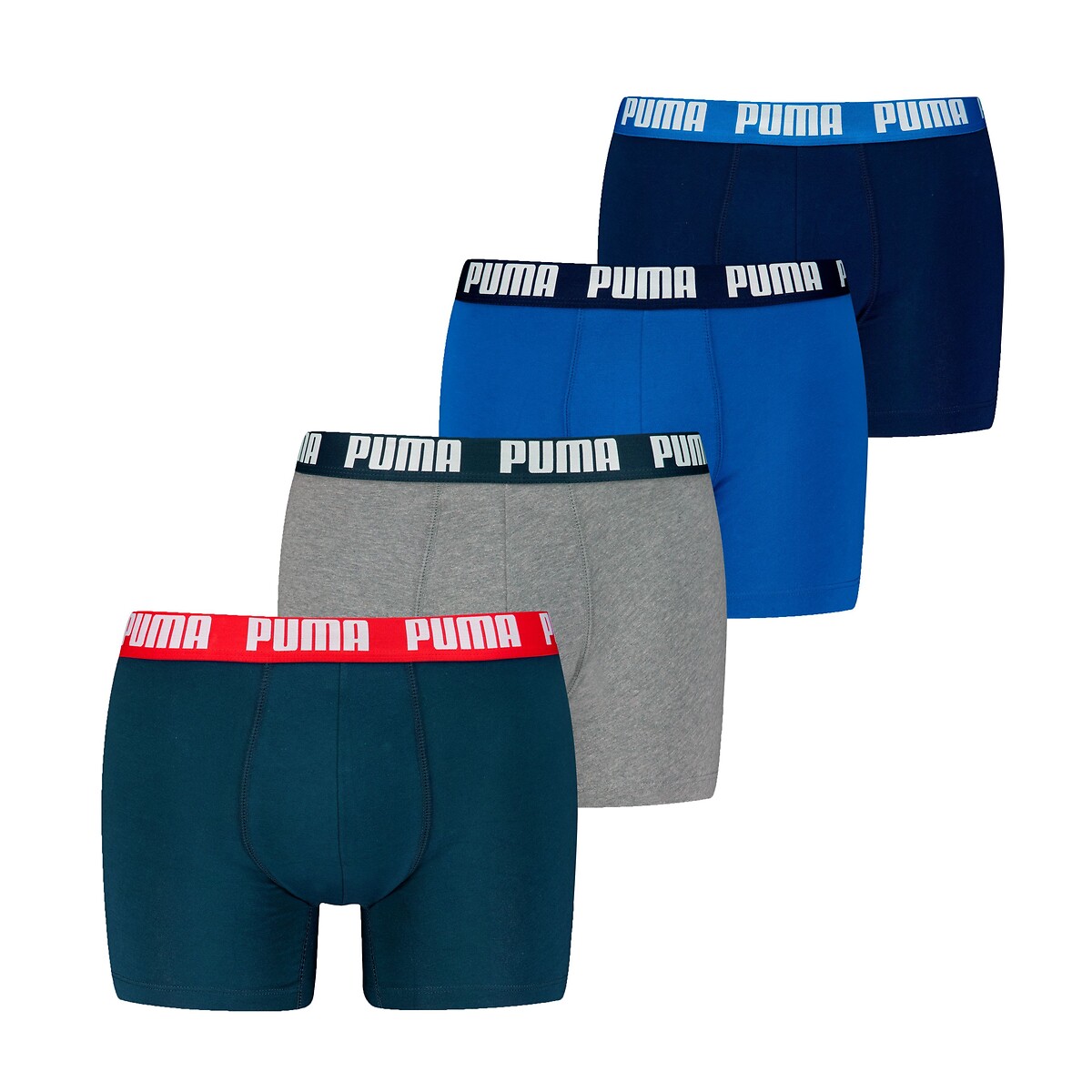 PUMA<br>Conjunto de 4 cuecas boxer para uso diário