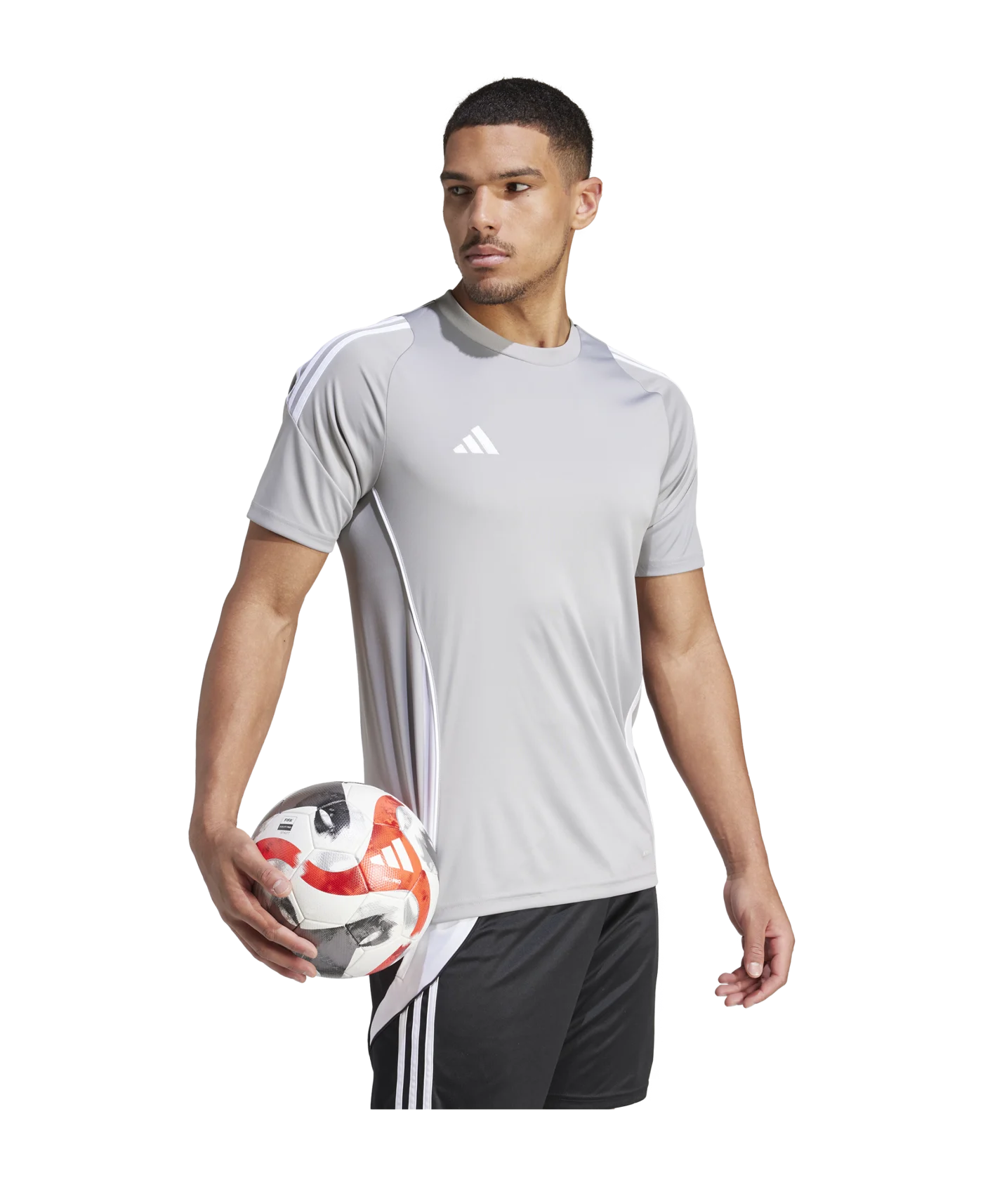 adidas Tiro 24 Trikot Grau Weiss
