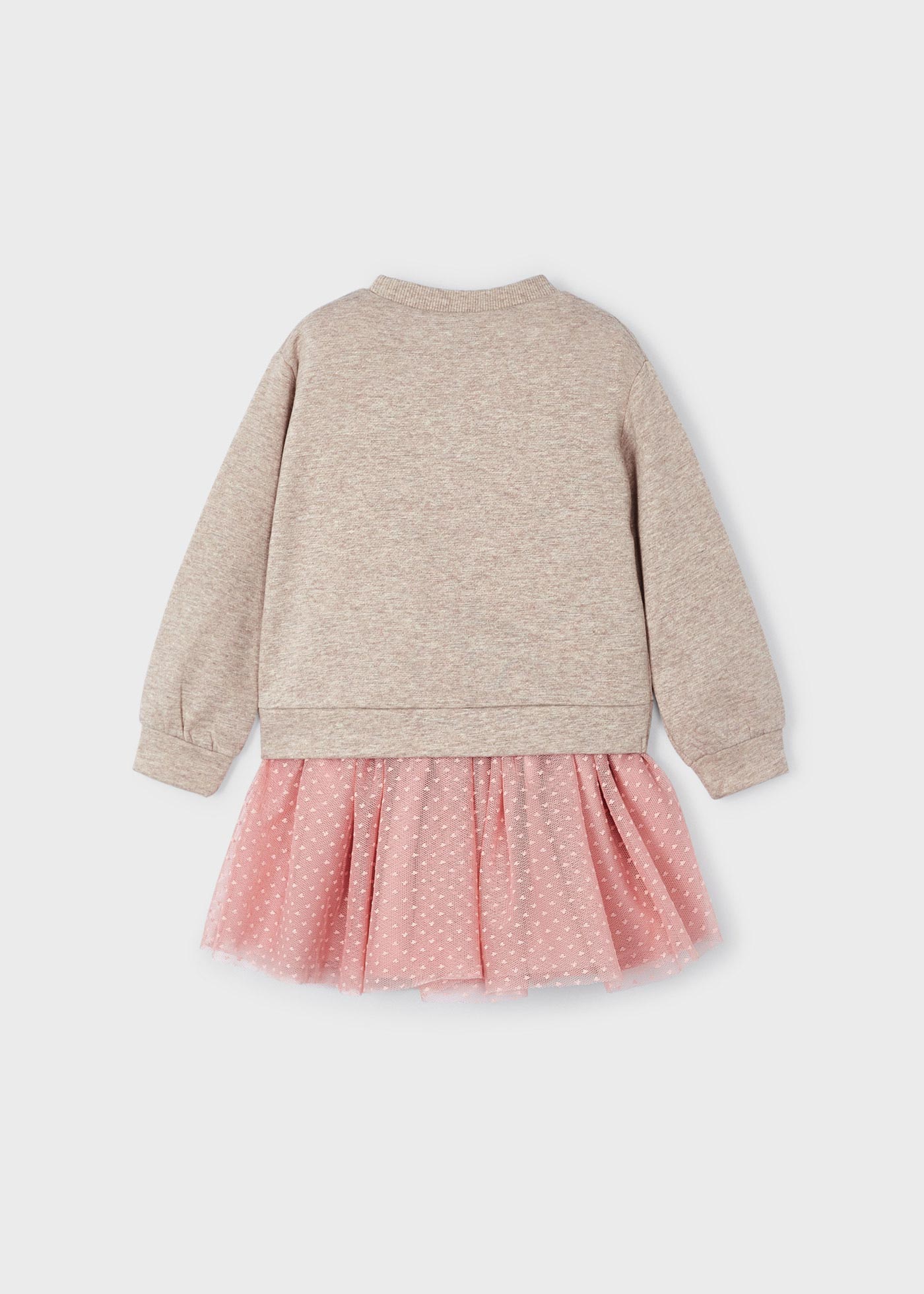 Conjunto de duas peças com saia de tule para meninas
