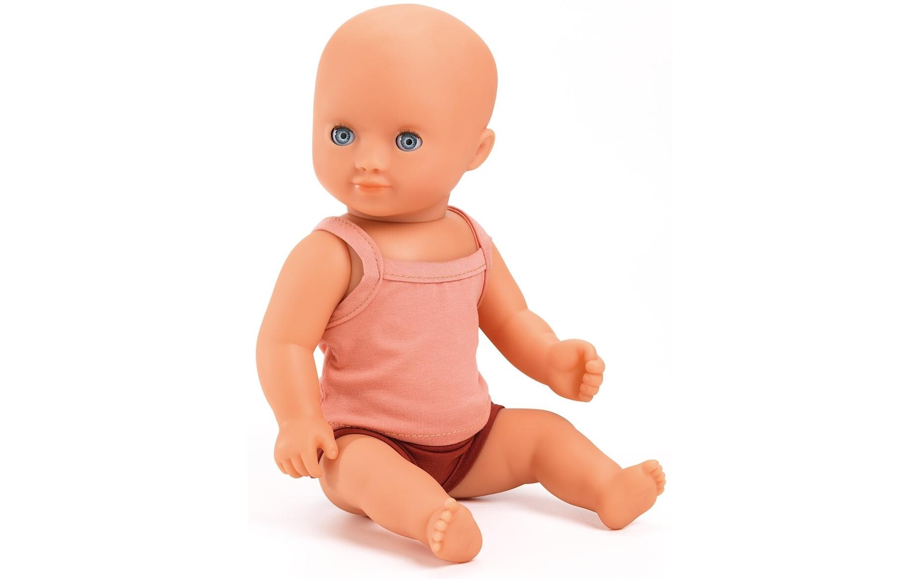 Puppe Pomea: Badepuppe Mädchen 32 cmWeichkörperpuppe mit blauen Schlafaugen