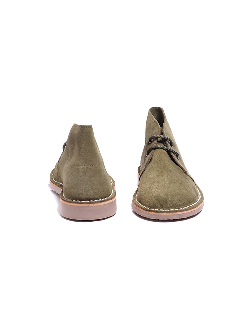 Safari Kids Lace-Up Boots Khaki