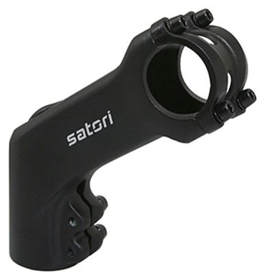 POTENCE VTT -URBAIN-TREKKING SATORI RELEVE 45° ALU NOIR 31.8  L 90mm AHEAD-SET 1 1-8